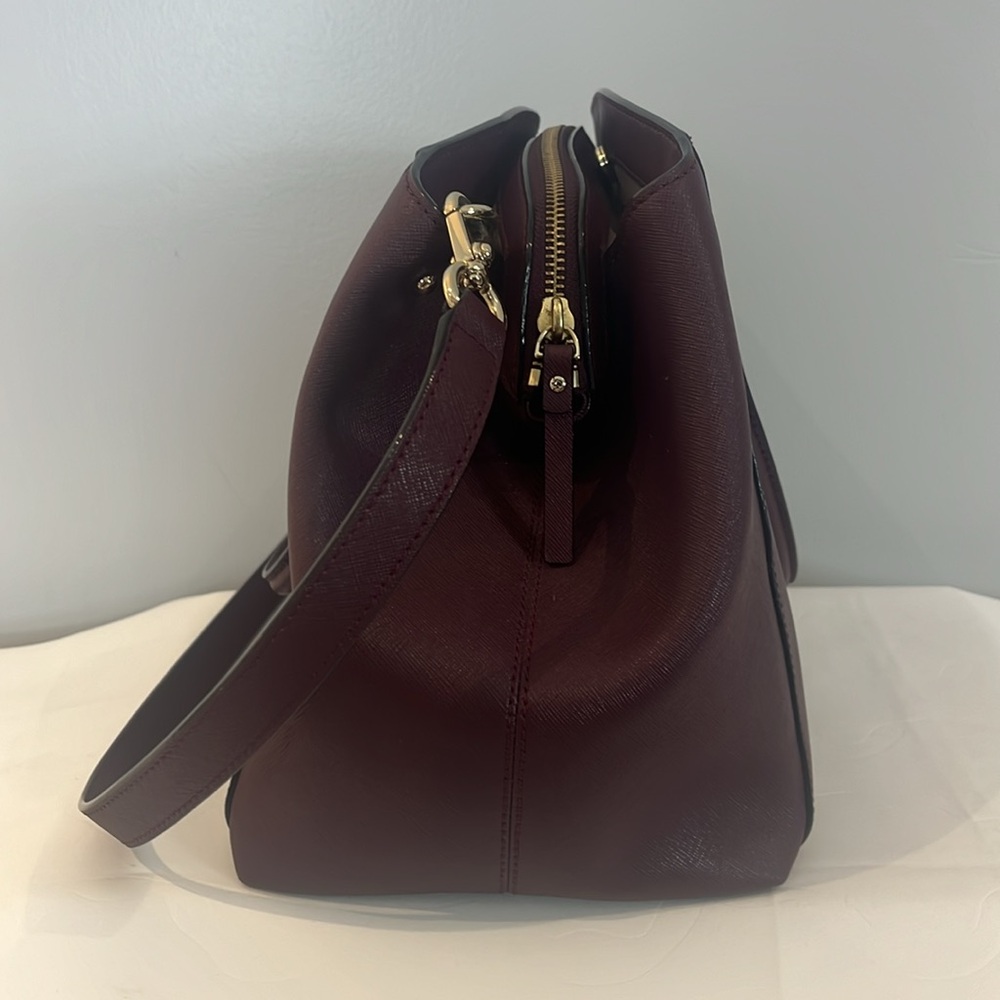 kate spade New York Tilden Place Sloan Satchel in Deep Plum - Picture 5 of 17